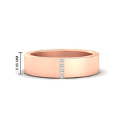 4 Stone Diamond Wedding Band Ring